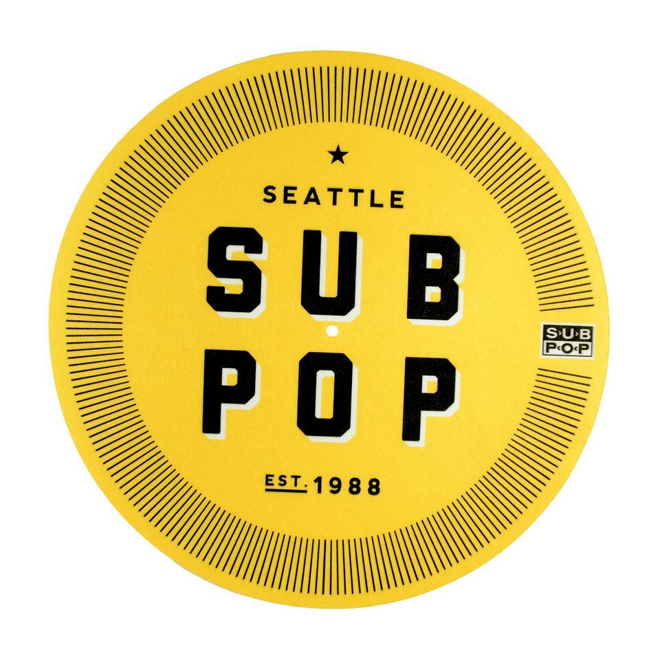Sub Pop Yellow Label Slipmat Sub Pop Direct
